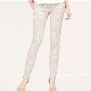 Loft Gray Leopard Pant